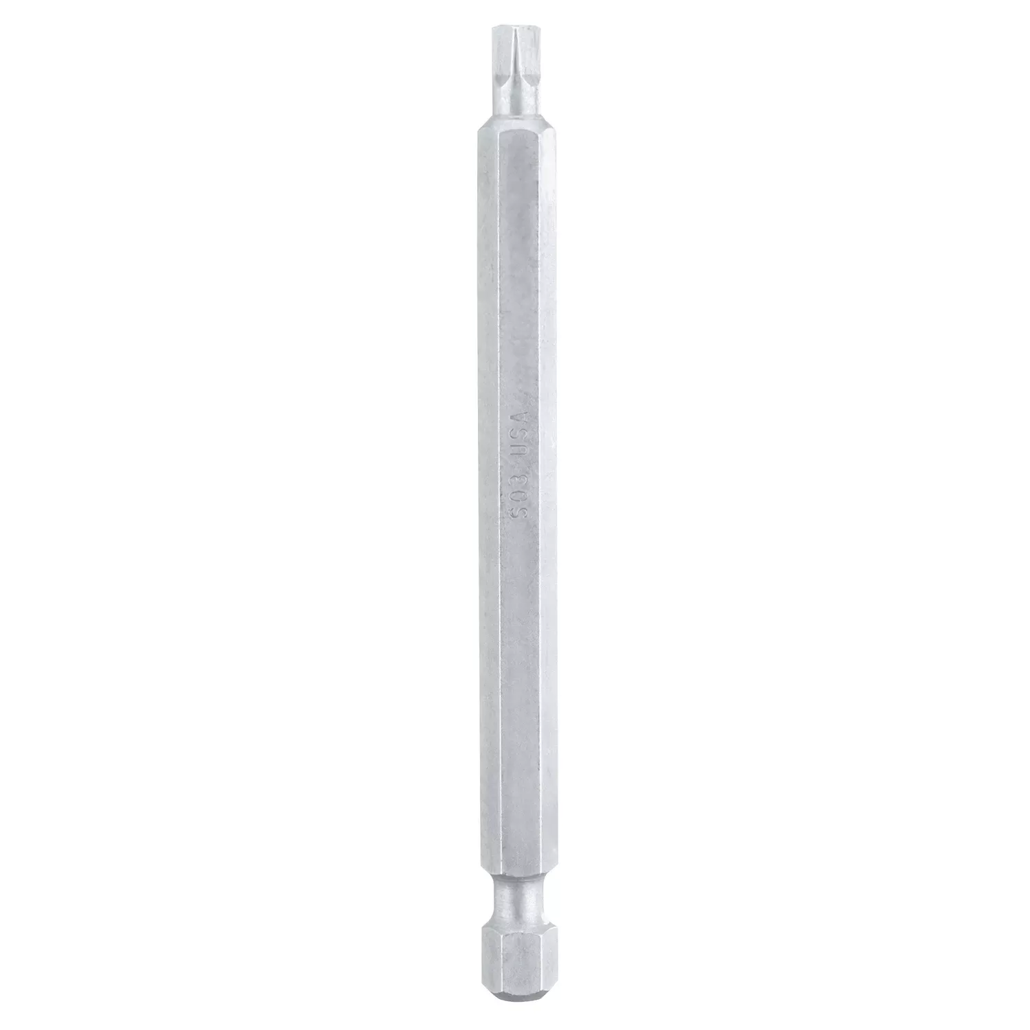 #1 Square Recess Power Bit, 3-1/2 In.