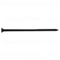 #10 X 5 Black Phosphate Coarse Thread Phillips Bugle Head Drywall Screws