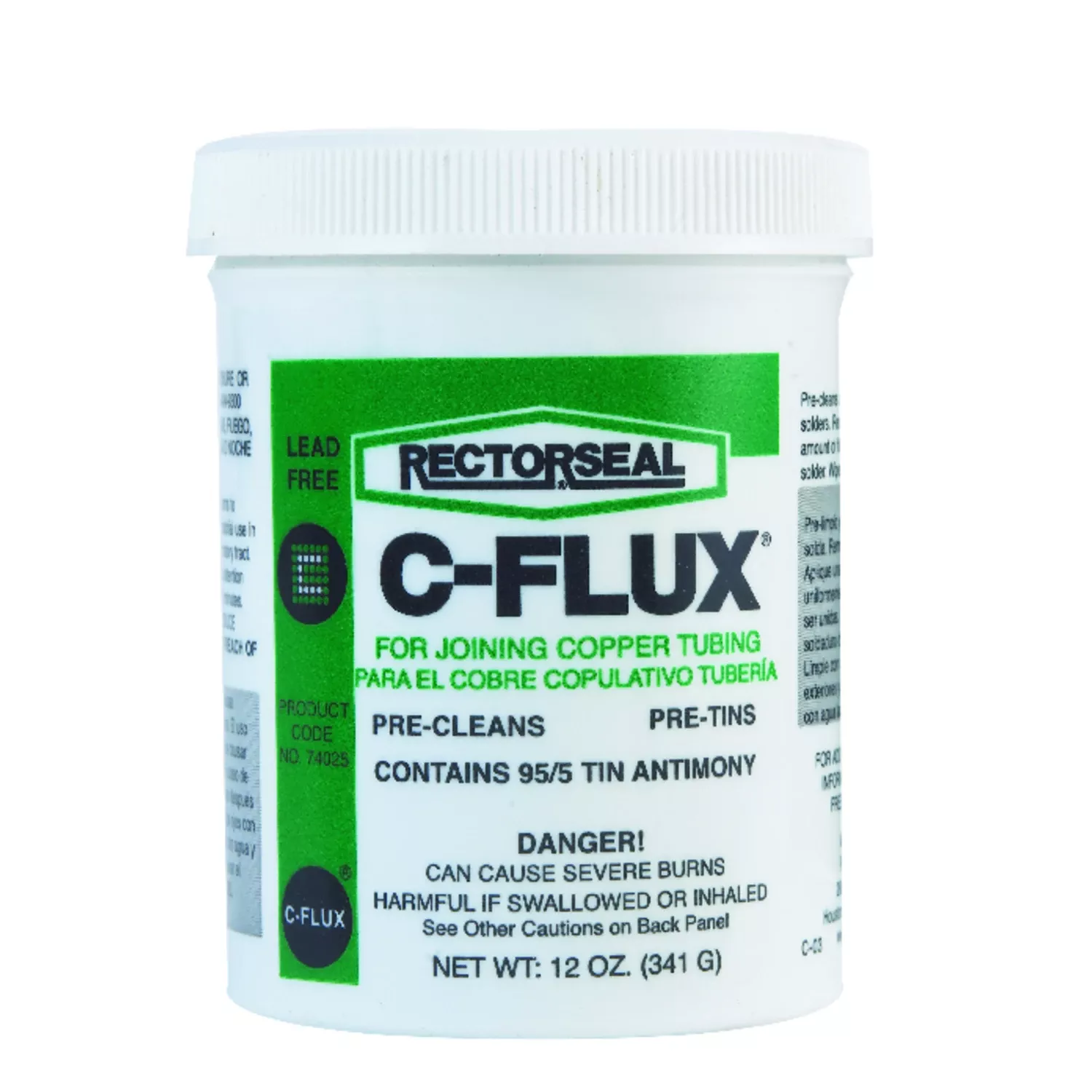 12 Oz Lead-free Soldering Flux Tin/antimony For Leak-free Joints