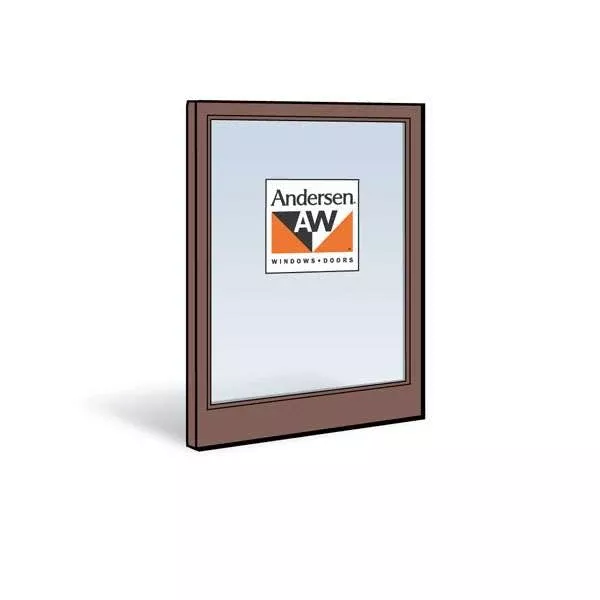Andersen 2456C Lower Sash with Terratone Exterior and Natural Pine Interior with Low-E4 Glass