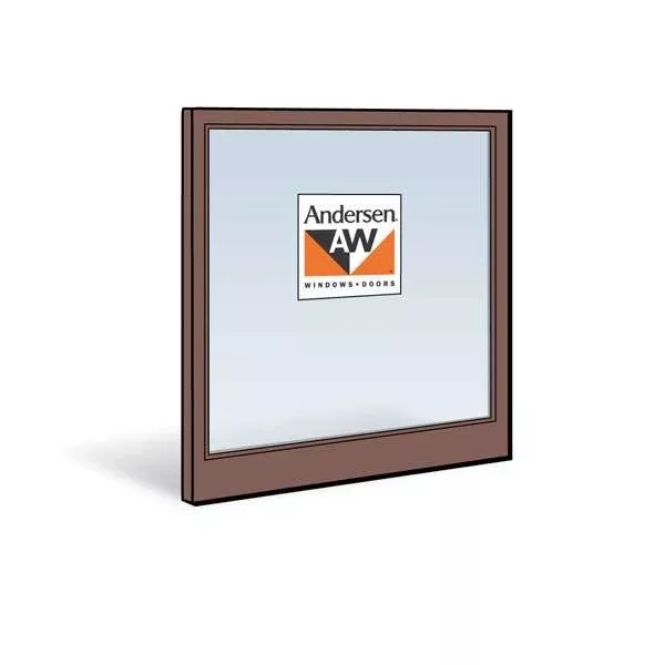 Andersen 3032 Lower Sash with Terratone Exterior and Natural Pine Interior with Low-E4 Glass