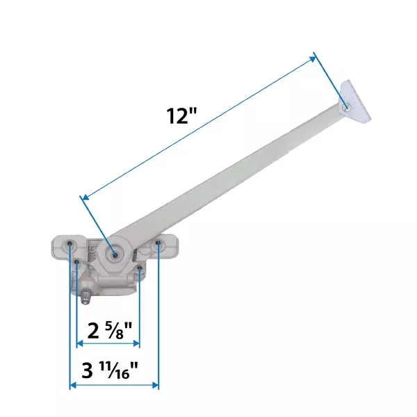 Andersen E-Z Straight Arm Operator (Right Hand) Corrosion Resistant 12″ (2011 to Present)
