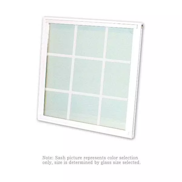 Andersen TW3856E (Lower Sash) White Exterior and Natural Pine Interior High Performance LowE4 Finelight Glass – No Grille Grommets