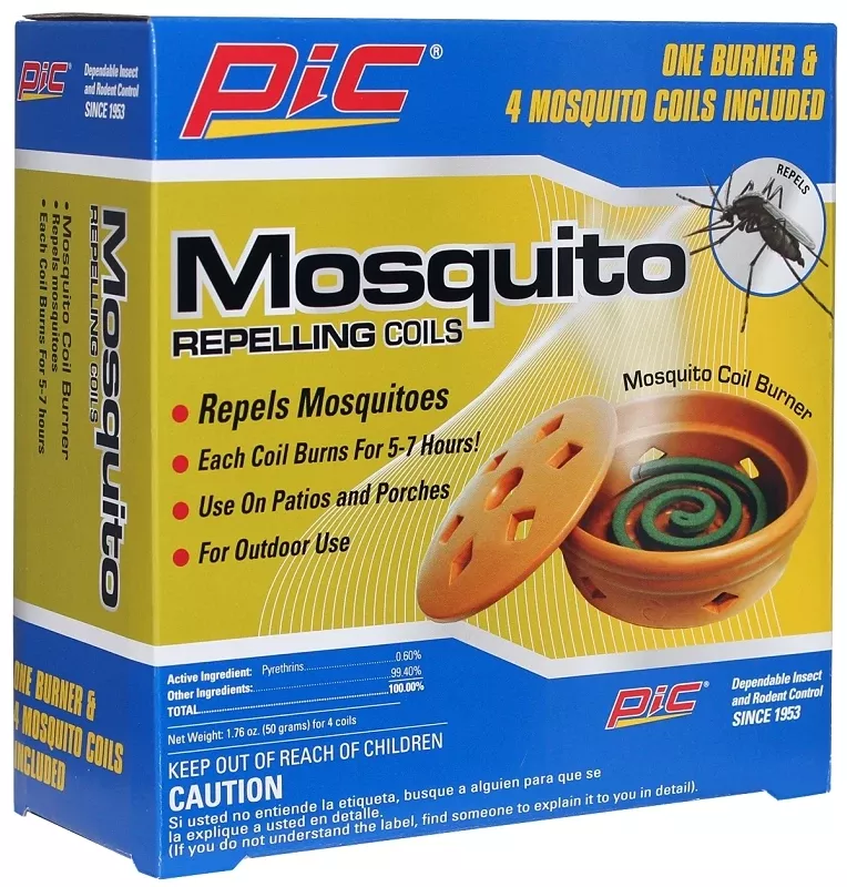Combo Mosquito Coil Holder Terra Cotta Burner With 4 Mosquito Coils