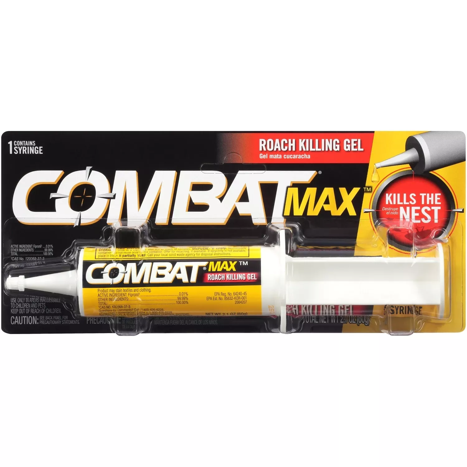 Max Roach Killing Gel Insecticide, 2.1-oz.