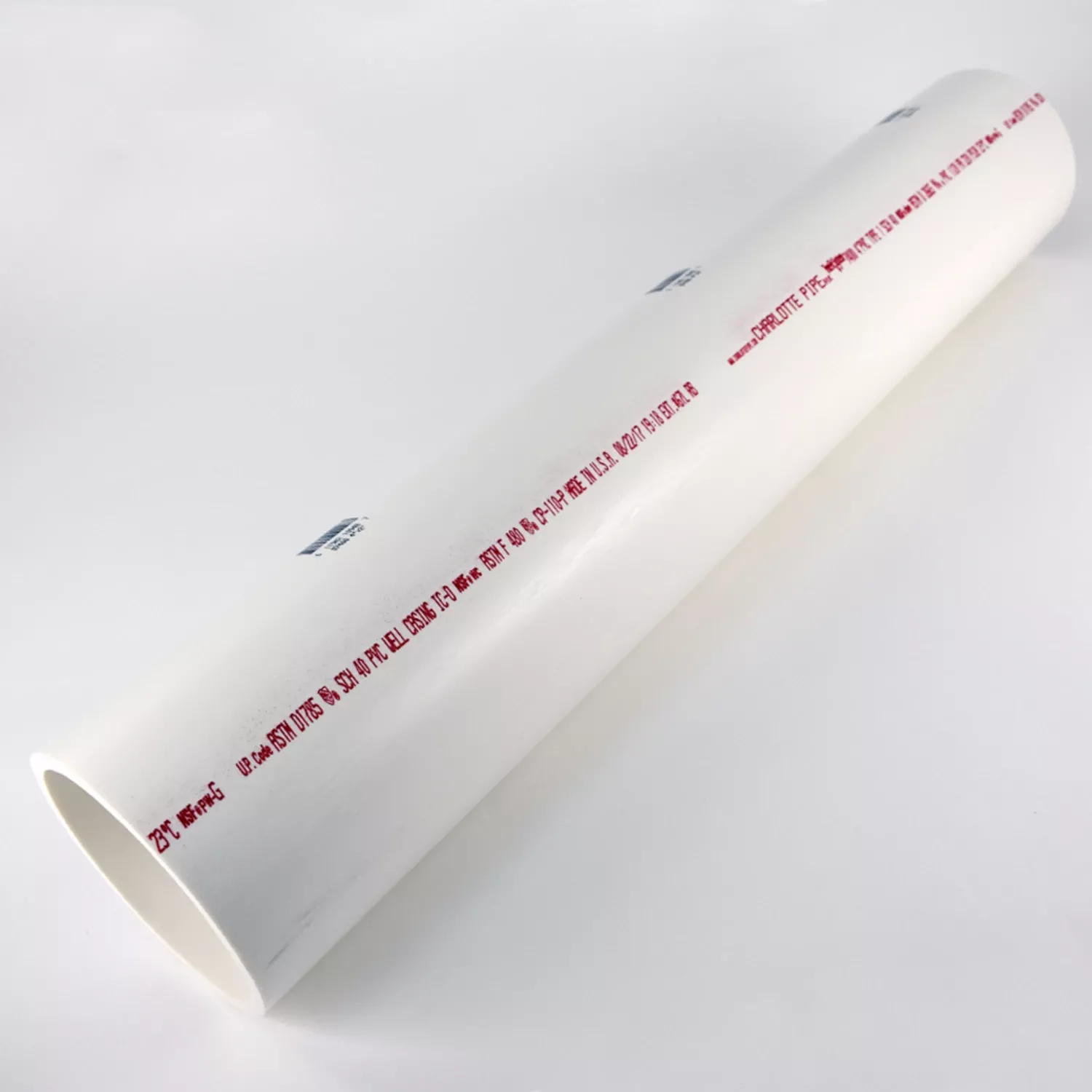 Schedule 40 PVC DWV Pipe, 4-In. X 2-Ft.