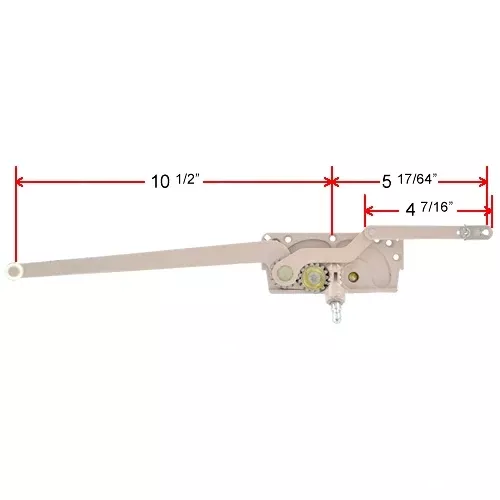 Truth Hardware “Entrygard” Dual Arm Operator – Longer Link – (Left Hand)