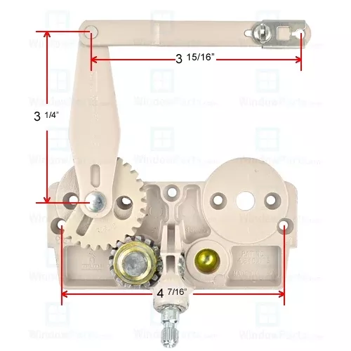 Truth Hardware “Entrygard” Dyad Split Arm Operator (Left Hand)