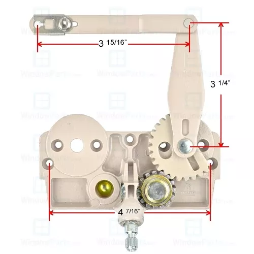Truth Hardware “Entrygard” Dyad Split Arm Operator (Right Hand)