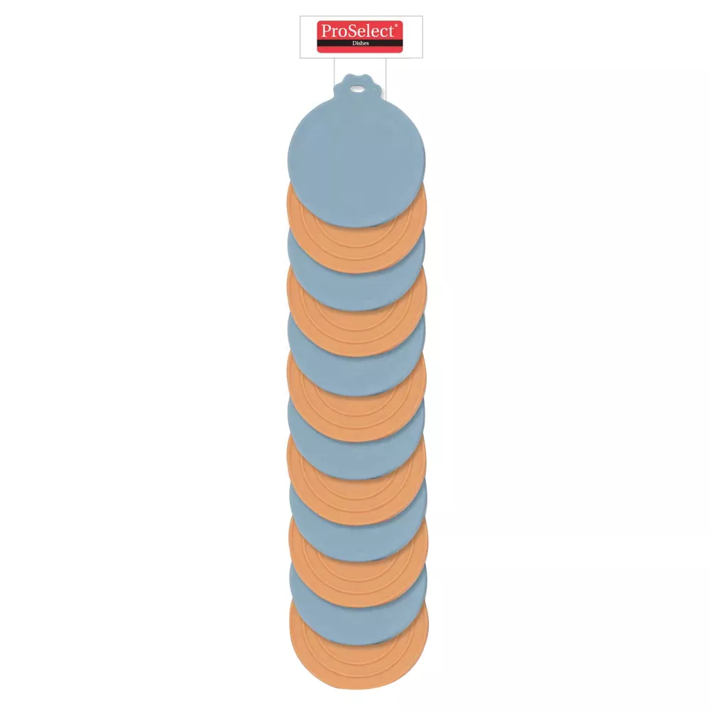 ZW7536 12 Can Cover Clip Strip, 12-Piece, Silicone